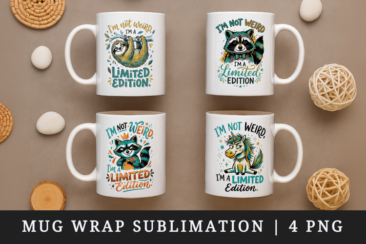 Sarcastic Quote mug wrap printable sublimation design