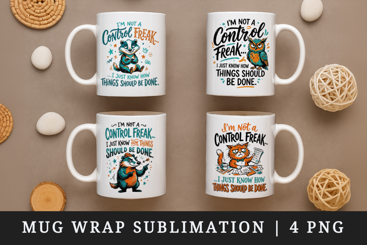 Sarcastic Quote mug wrap printable sublimation design