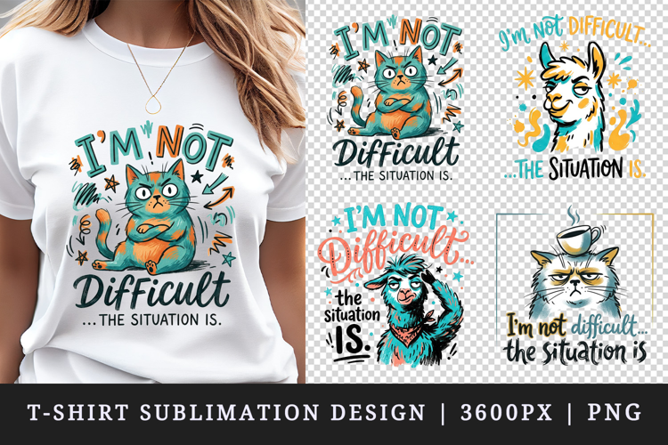 Sarcastic Quote t-shirt printable sublimation design png