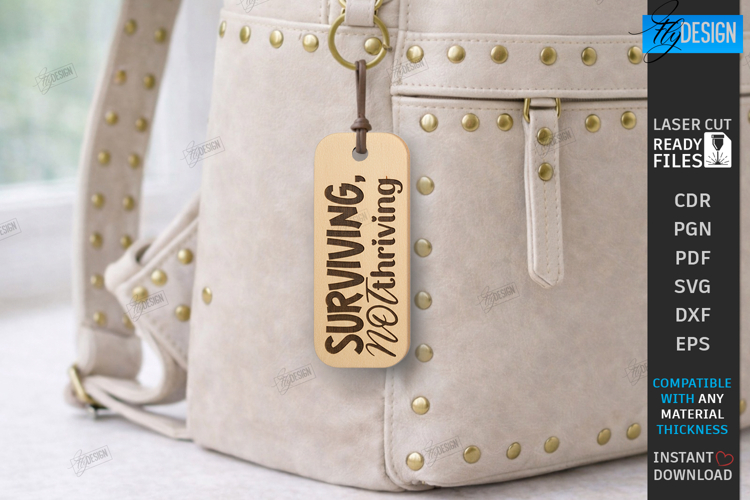 Sarcastic Quotes Keychain Laser Cut | Funny Snarky Keyring
