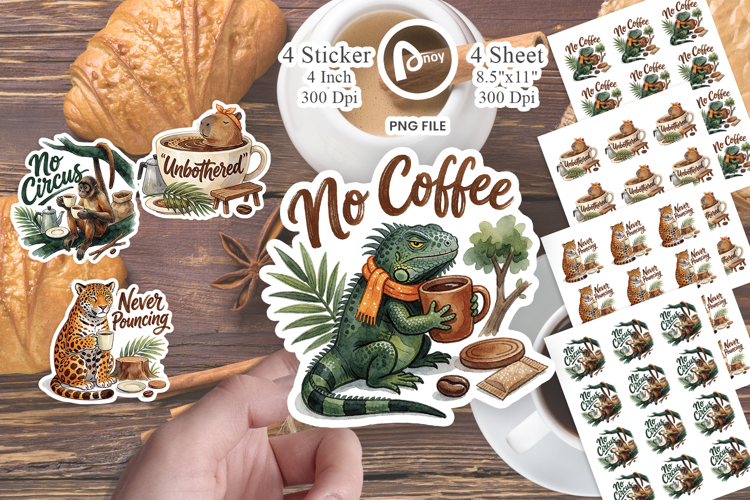 Rainforest Roasters Sticker