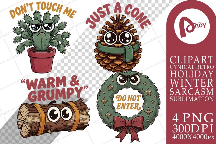 Christmas Botanicals Sublimation example image 1