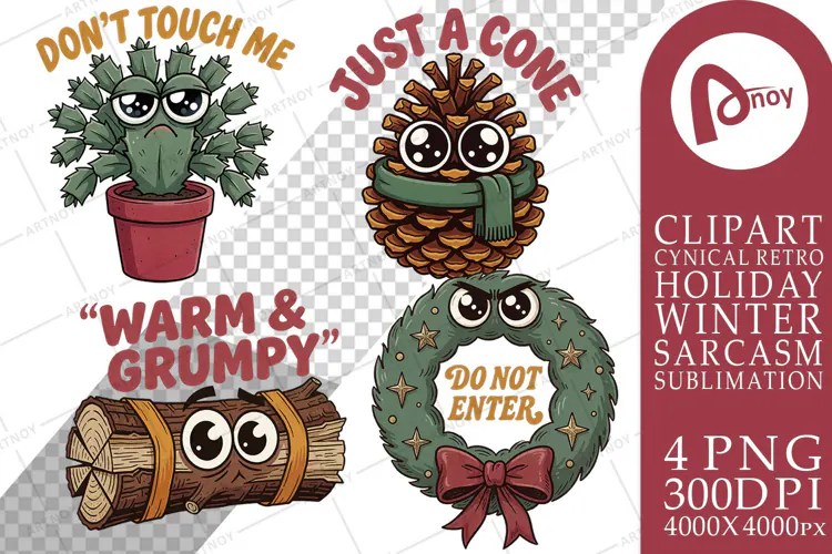 Christmas Botanicals Sublimation