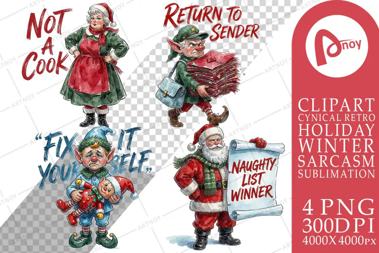 Sarcastic Christmas Sublimation