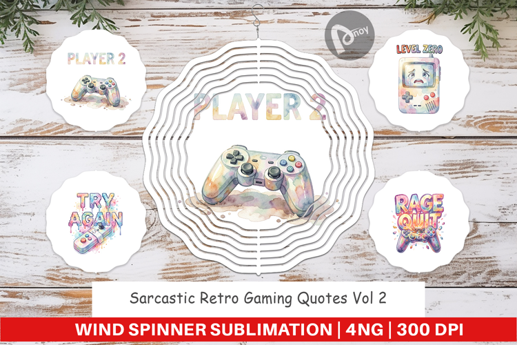 Sarcastic Gaming Wind Spinner