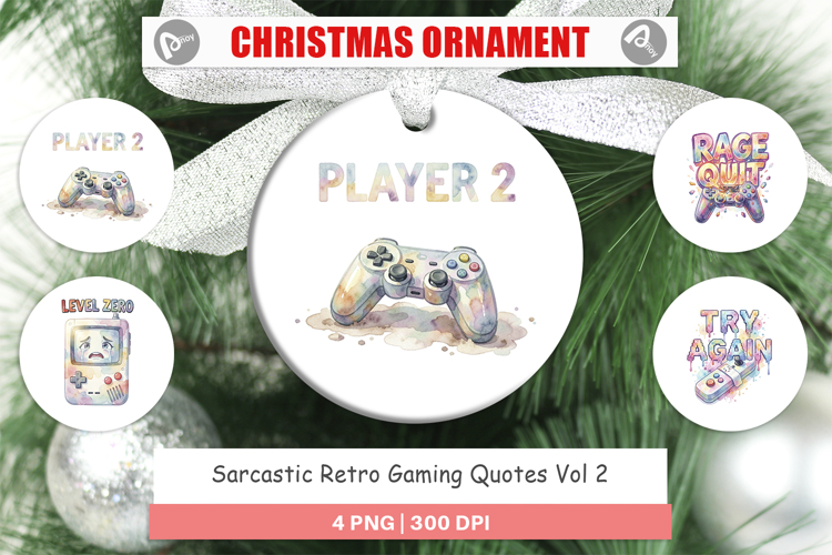 Sarcastic Gaming Ornament