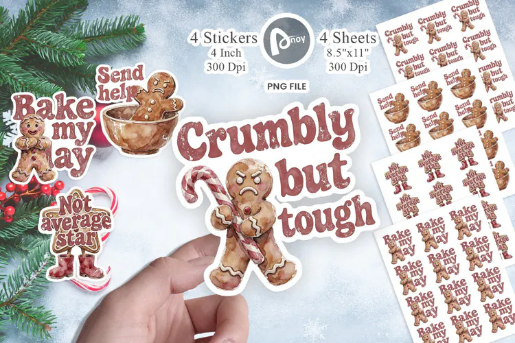 Sarcastic Gingerbread Sticker