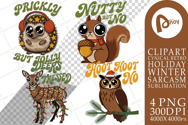 Woodland Christmas Sublimation