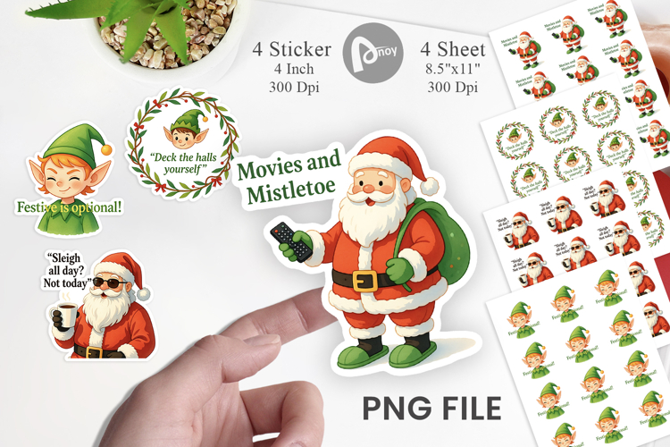 Christmas Elves Clipart Image 9