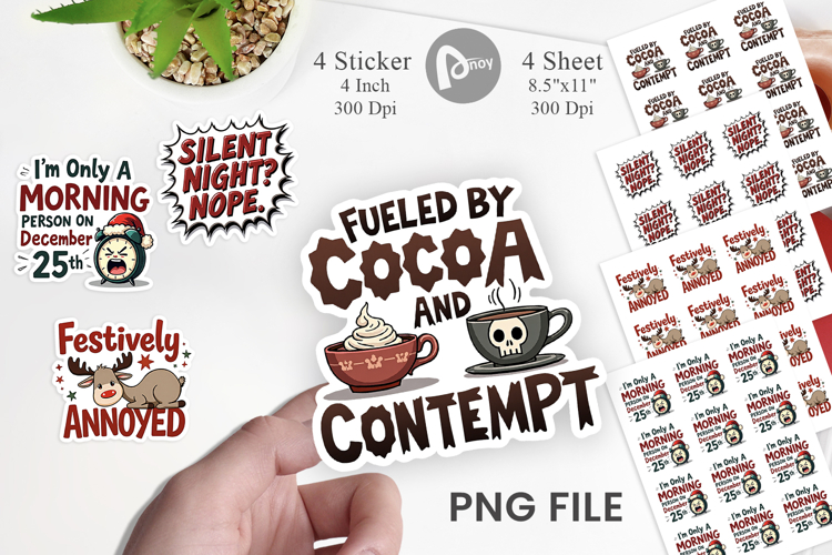 Santas Workshop Quotes Sticker