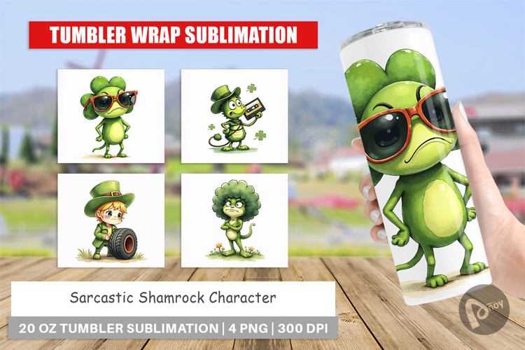 Sarcastic Shamrock Tumbler