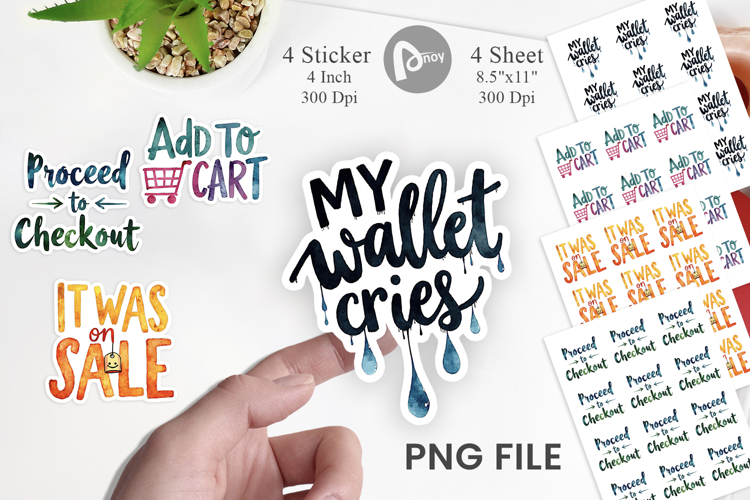 Sarcastic Shopper Quote Sticker