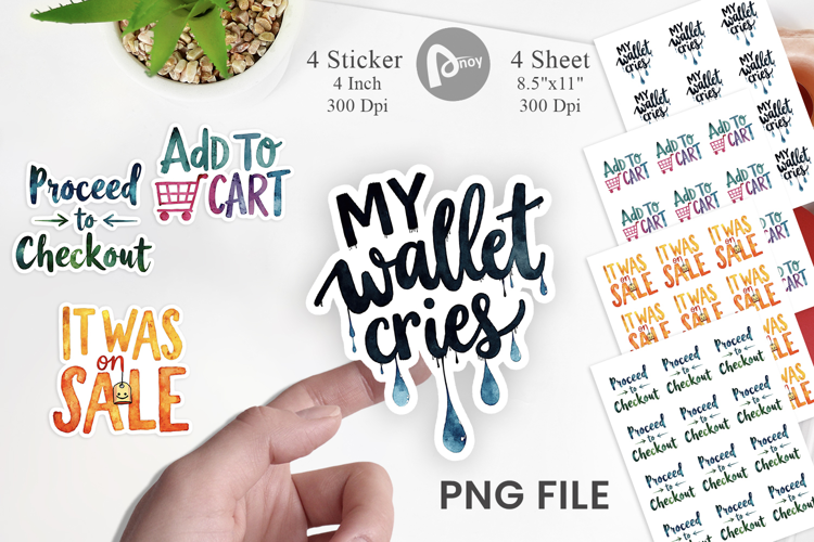 Sarcastic Shopper Quote Sticker