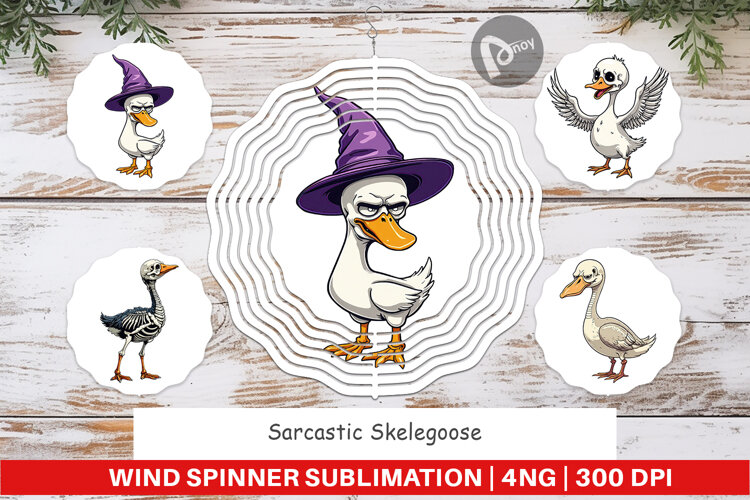 Wind Spinner Sarcastic Skelegoose example image 1