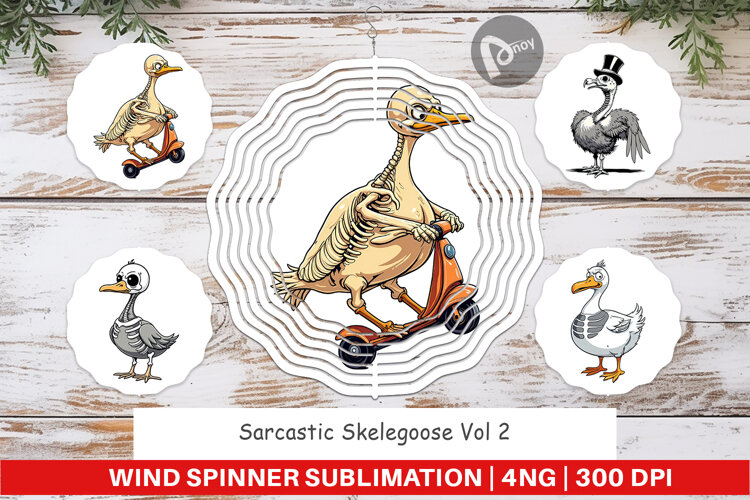 Wind Spinner Sarcastic Skelegoose example image 1