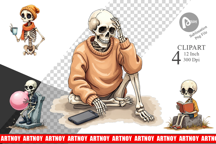 Skeleton PNG Image 23