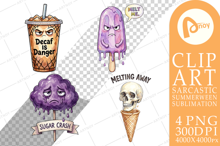 Spooky Summer Snacks Sublimation example image 1