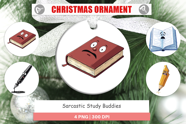 Ornament Sarcastic Study Buddies