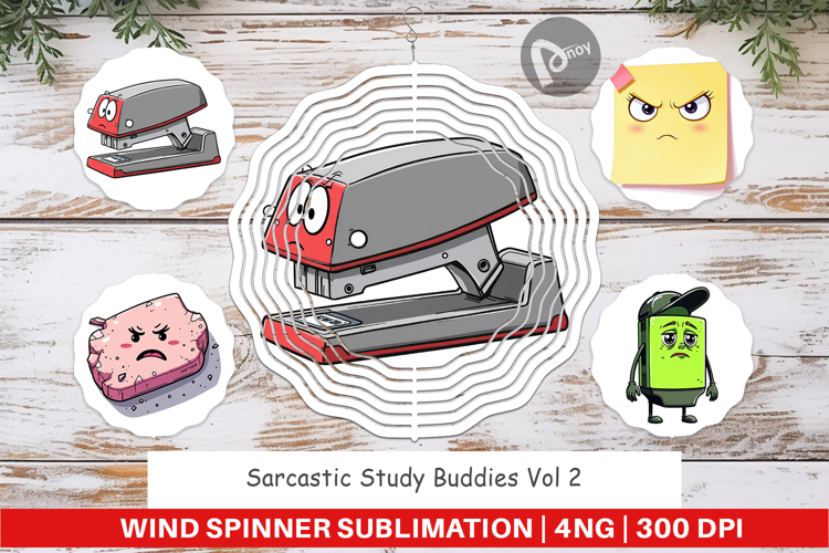 Wind Spinner Sarcastic Study Buddies