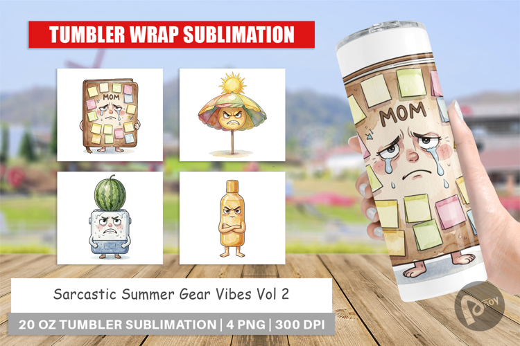 Sarcastic Summer Gear Vibes Tumbler