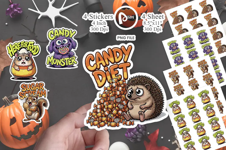Sweet Tooth Sugar Panic Sticker