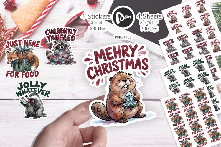 Tooncore Forest Critters Sticker example image 1