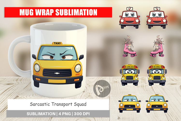 Mug Wrap Sarcastic Transport Squad