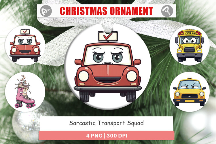 Ornament Sarcastic Transport Squad example image 1