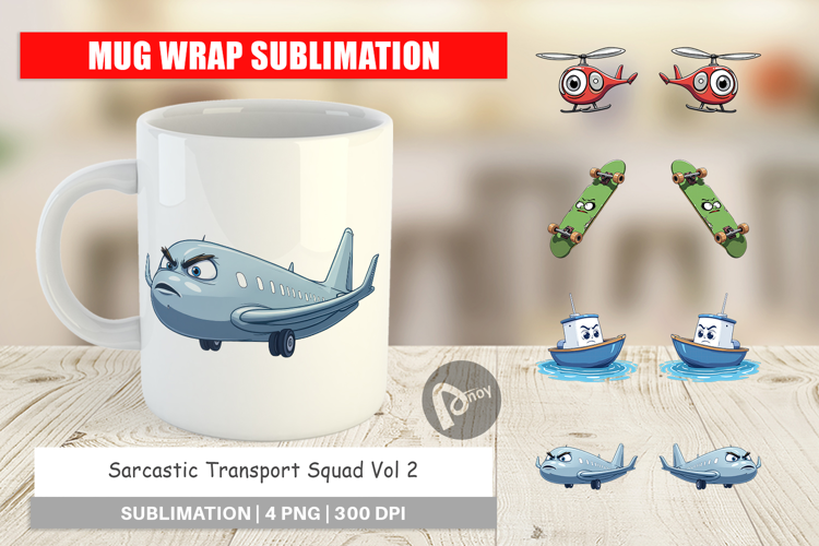 Mug Wrap Sarcastic Transport Squad