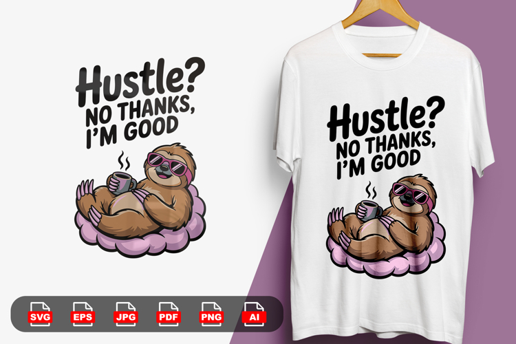 Hustle Tshirt Design Image 7