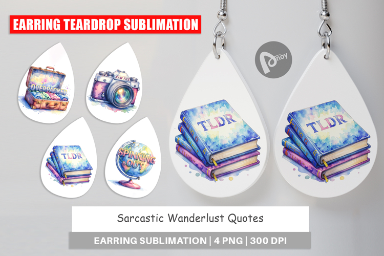 Earring Sublimation Designs Image 11
