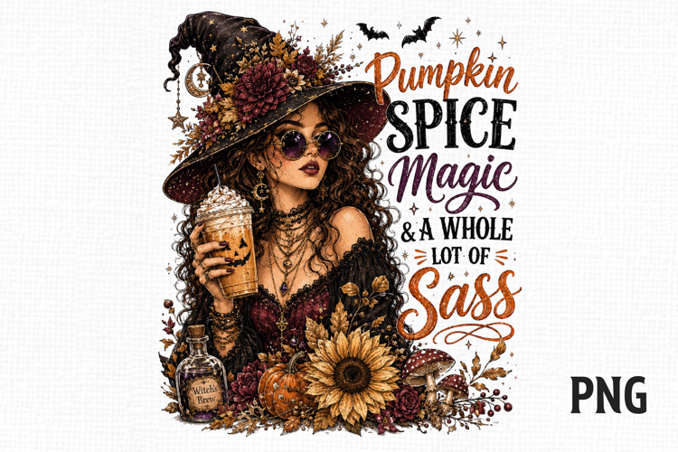 Sarcastic Witch Halloween PNG