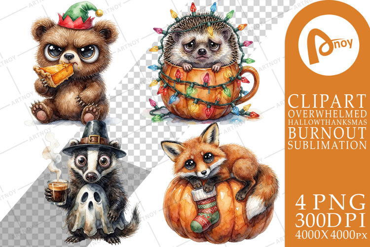 Sarcastic Woodland Animal Sublimation example image 1
