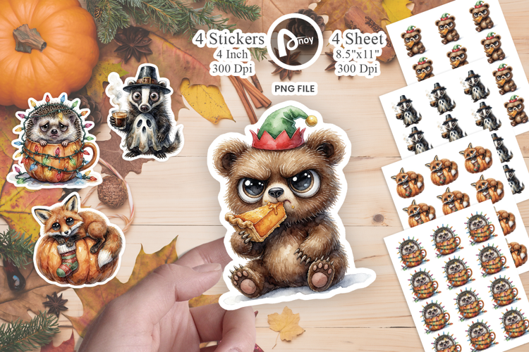 Sarcastic Woodland Animal Sticker