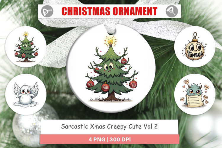 Christmas Ornament Sublimation Designs Image 16