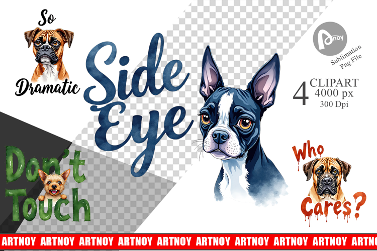 Sassy Attitude Dog Quotes Sublimation