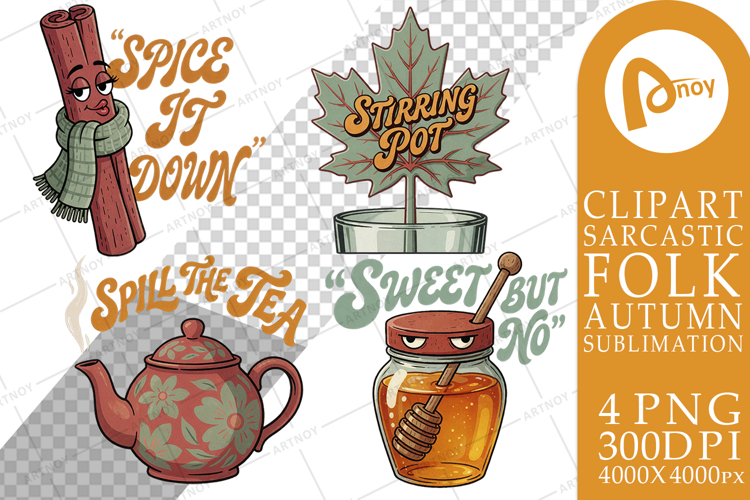 Autumn Tea Party Sublimation
