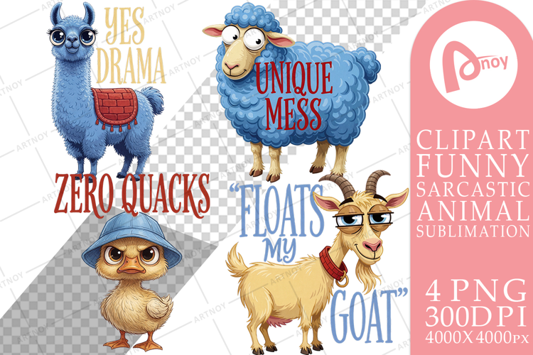 Sassy Farm Animal Sublimation