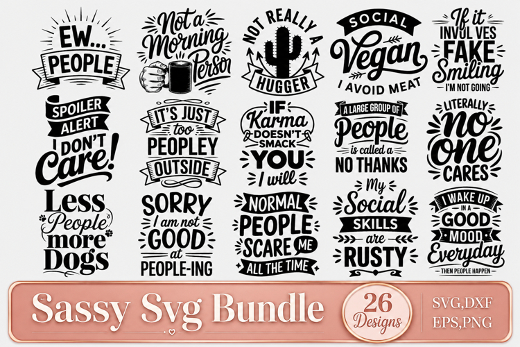 Sassy Designs Svg Bundle