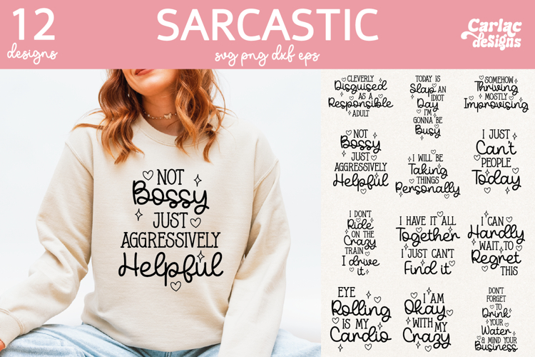 Sassy Girl Quote Design Bundle
