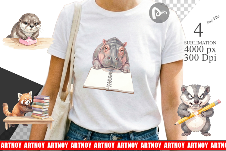 Sassy Grumpy Animal Sublimation