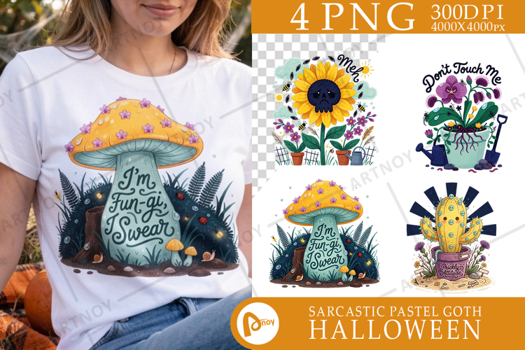 Houseplant Pastel Goth Sublimation