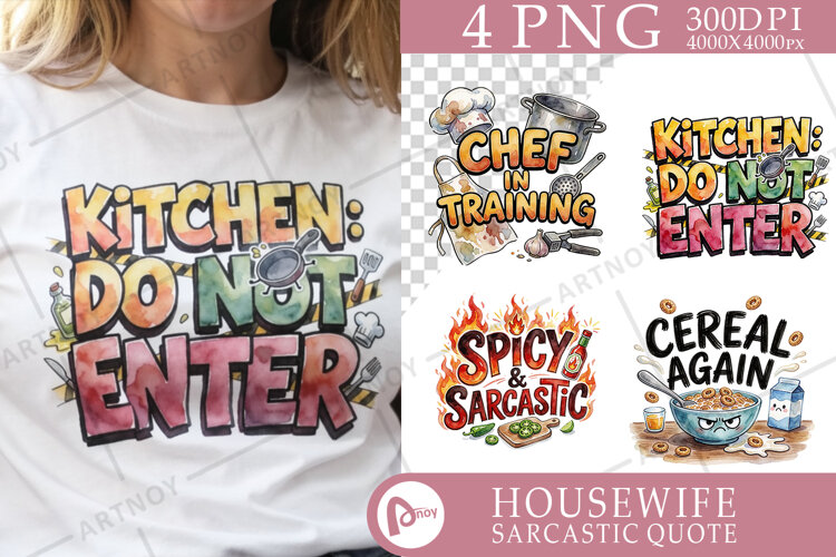 Sassy Kitchen Meltdowns Sublimation example image 1