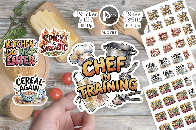 Sassy Kitchen Meltdowns Sticker