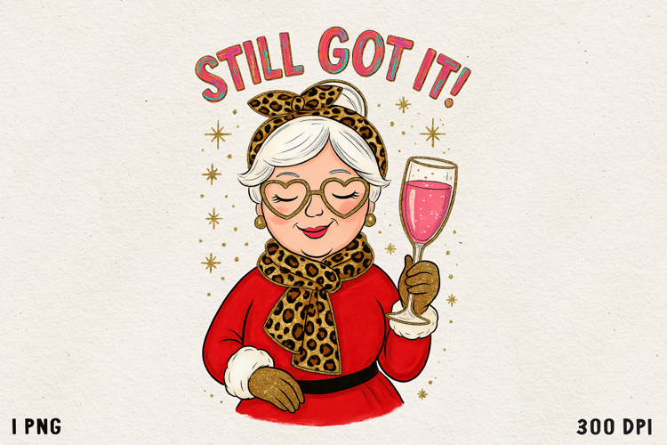 Festive Christmas Sublimation PNG | Funny Holiday Clipart