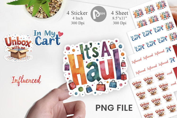 Sassy Online Shopper Sticker