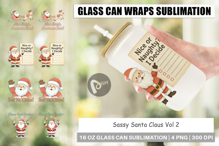 Santa Christmas Clipart Image 3