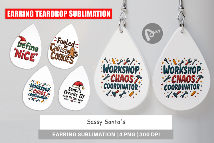Earring Sublimation Designs