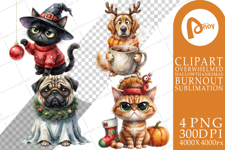 Sassy Side-Eye Pets Sublimation example image 1