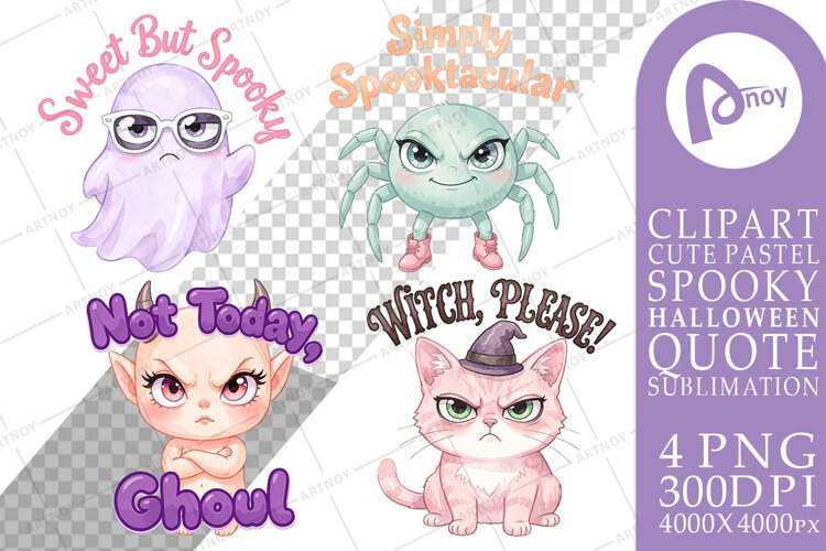 Sassy Spooky Halloween Sublimation example image 1